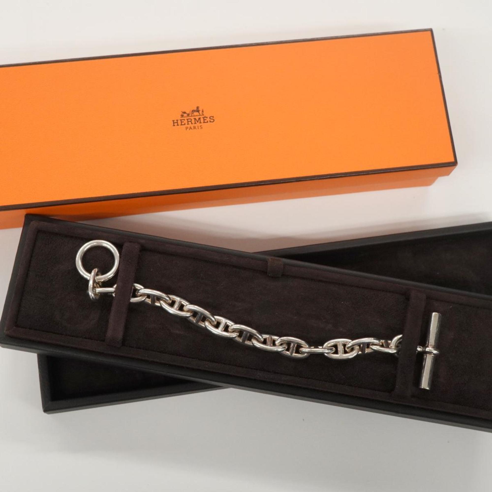 Hermes Bracelet Chaine d'Ancre 925 Silver Men's Women's