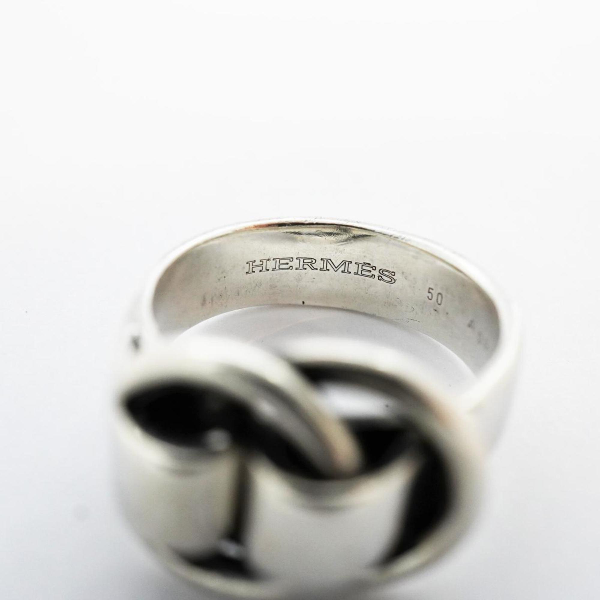 Hermes Ring Duzaneau 925 Silver Women's