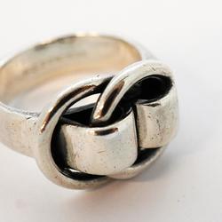 Hermes Ring Duzaneau 925 Silver Women's