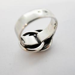 Hermes Ring Duzaneau 925 Silver Women's