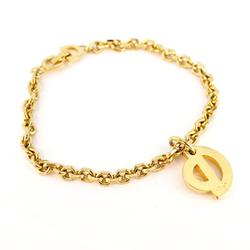 Christian Dior Bracelet CD GP Plated Gold Women's