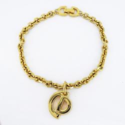 Christian Dior Bracelet CD GP Plated Gold Women's