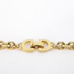 Christian Dior Bracelet CD GP Plated Gold Women's