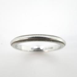 Tiffany Ring Milgrain Pt950 Platinum Ladies