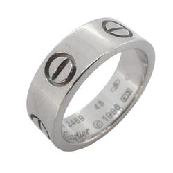 Cartier Ring Love K18WG White Gold Ladies