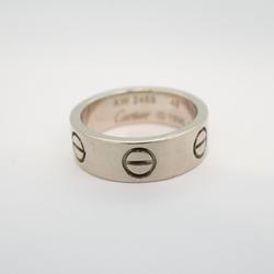 Cartier Ring Love K18WG White Gold Ladies