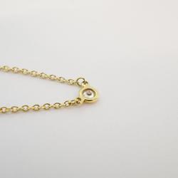 Tiffany Necklace by the Yard 1PD Diamond K18YG Yellow Gold Women's