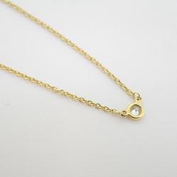 Tiffany Necklace by the Yard 1PD Diamond K18YG Yellow Gold Women's