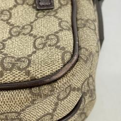 Gucci Shoulder Bag GG Supreme 114531 Brown Women's