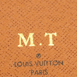 Louis Vuitton Business Card Holder/Card Case Monogram Porte Carte Pass Vertical M66541 Brown Men's Women's