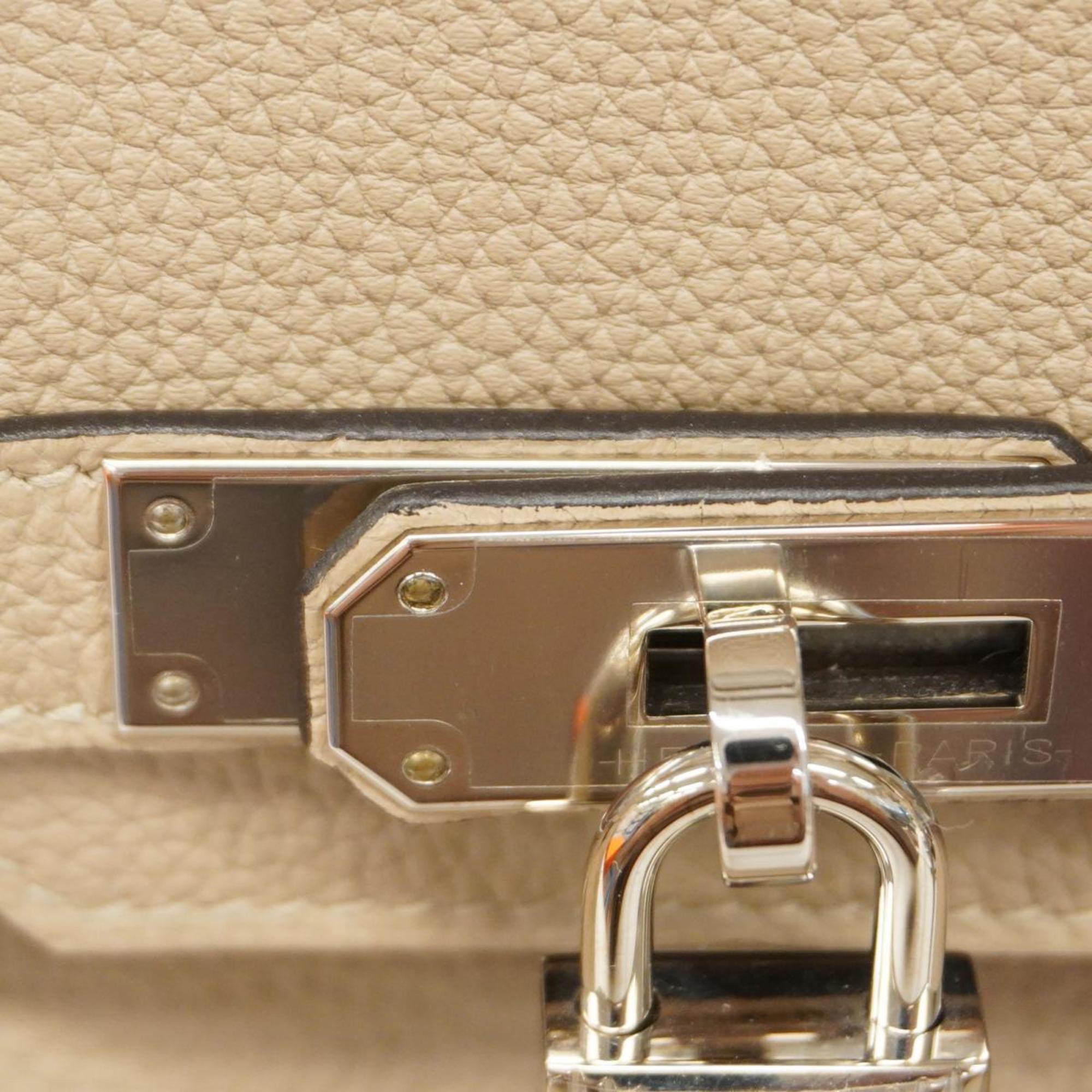 Hermes handbag Birkin 30 D engraved Togo trench for women