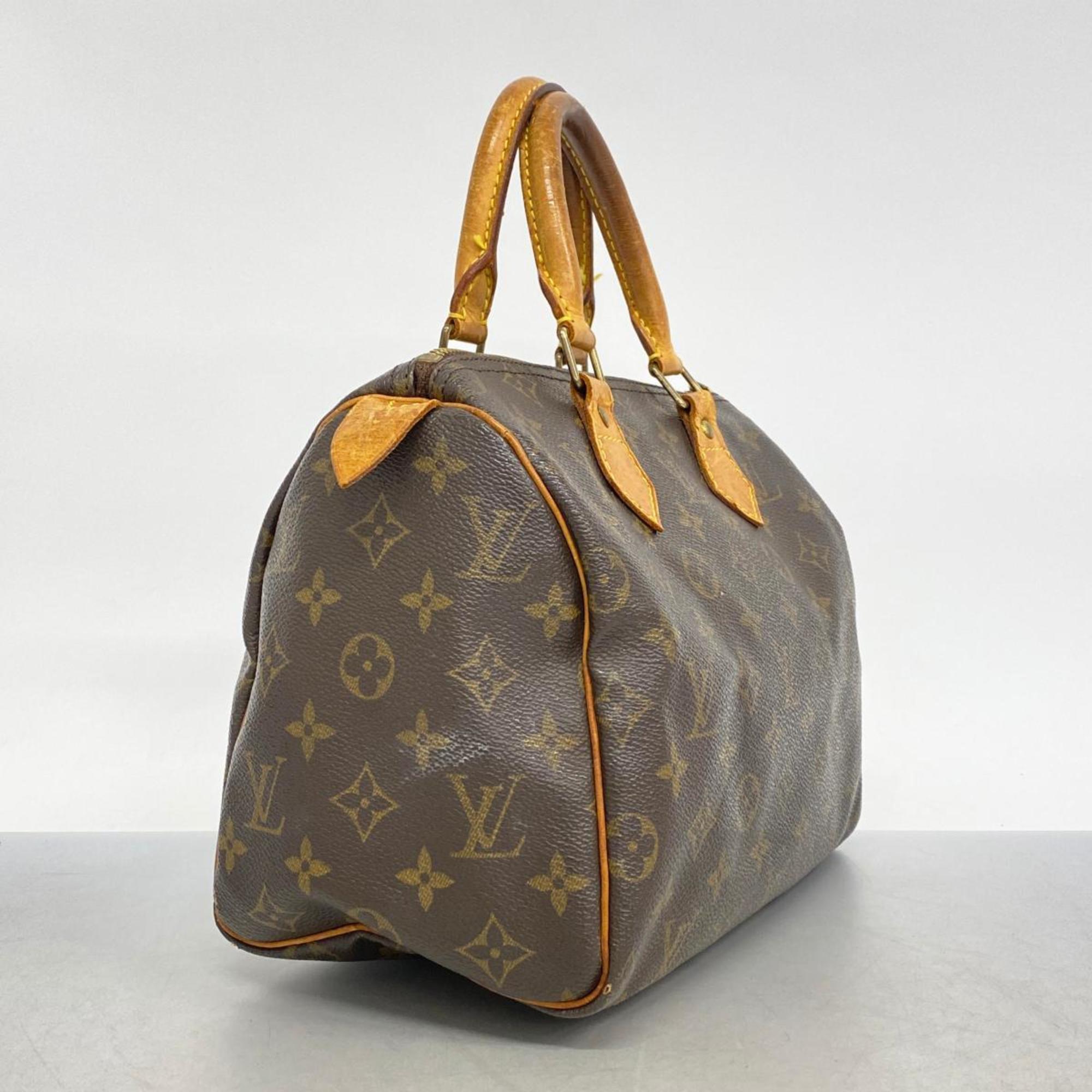 Louis Vuitton Handbag Monogram Speedy 25 M41109 Brown Ladies