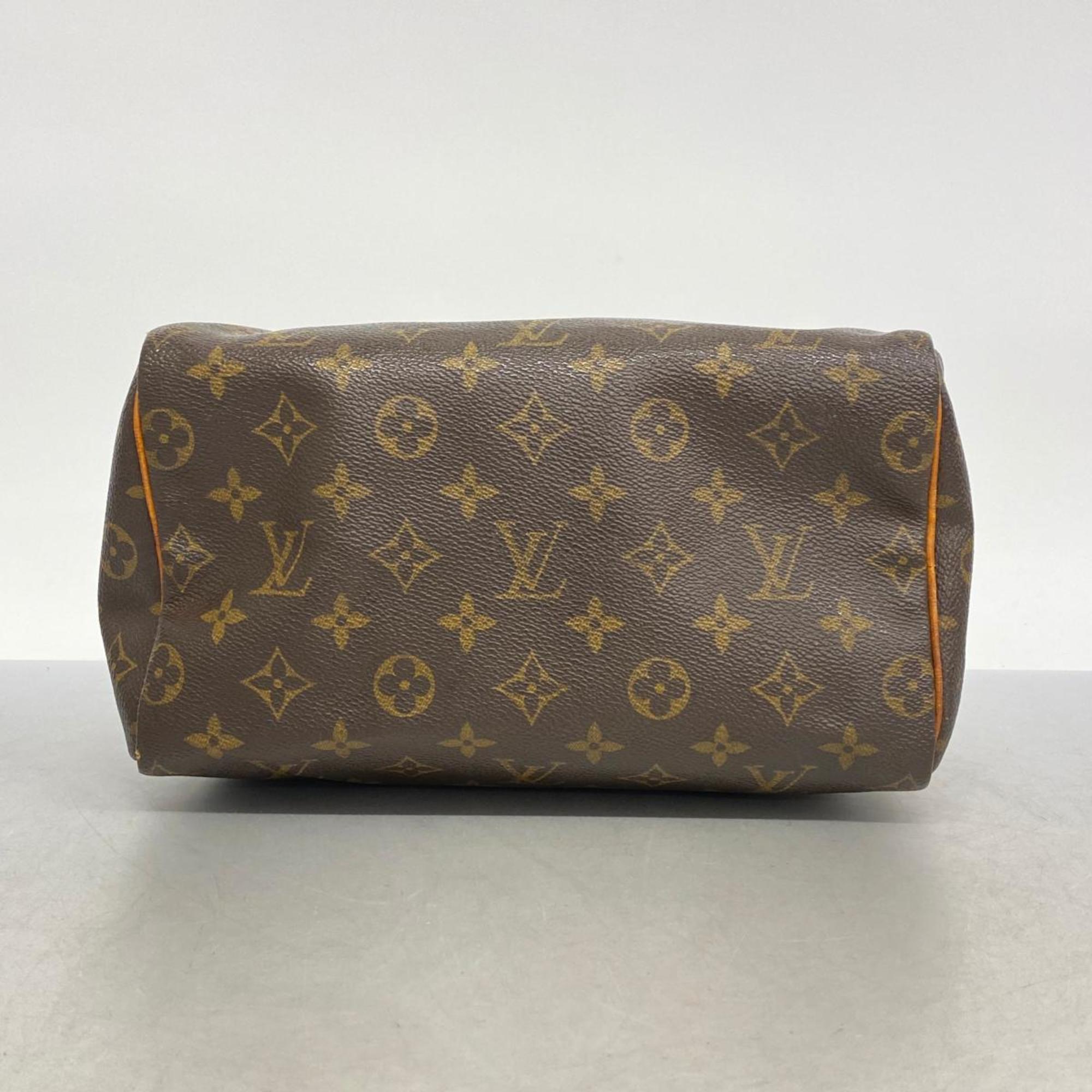 Louis Vuitton Handbag Monogram Speedy 25 M41109 Brown Ladies