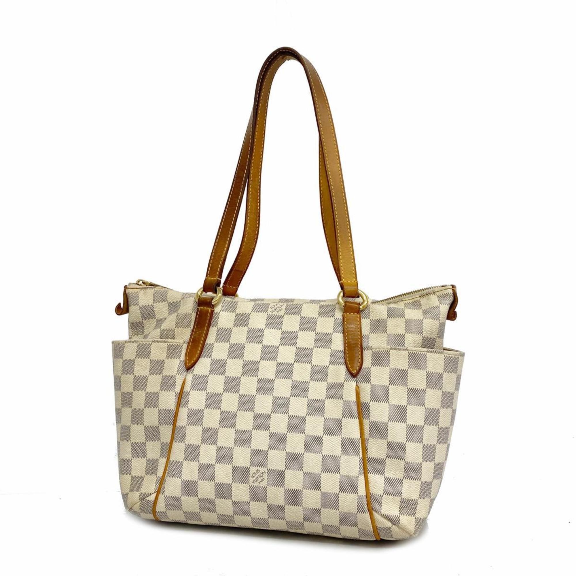 Louis Vuitton Shoulder Bag Damier Azur Totally PM N41280 White Women's