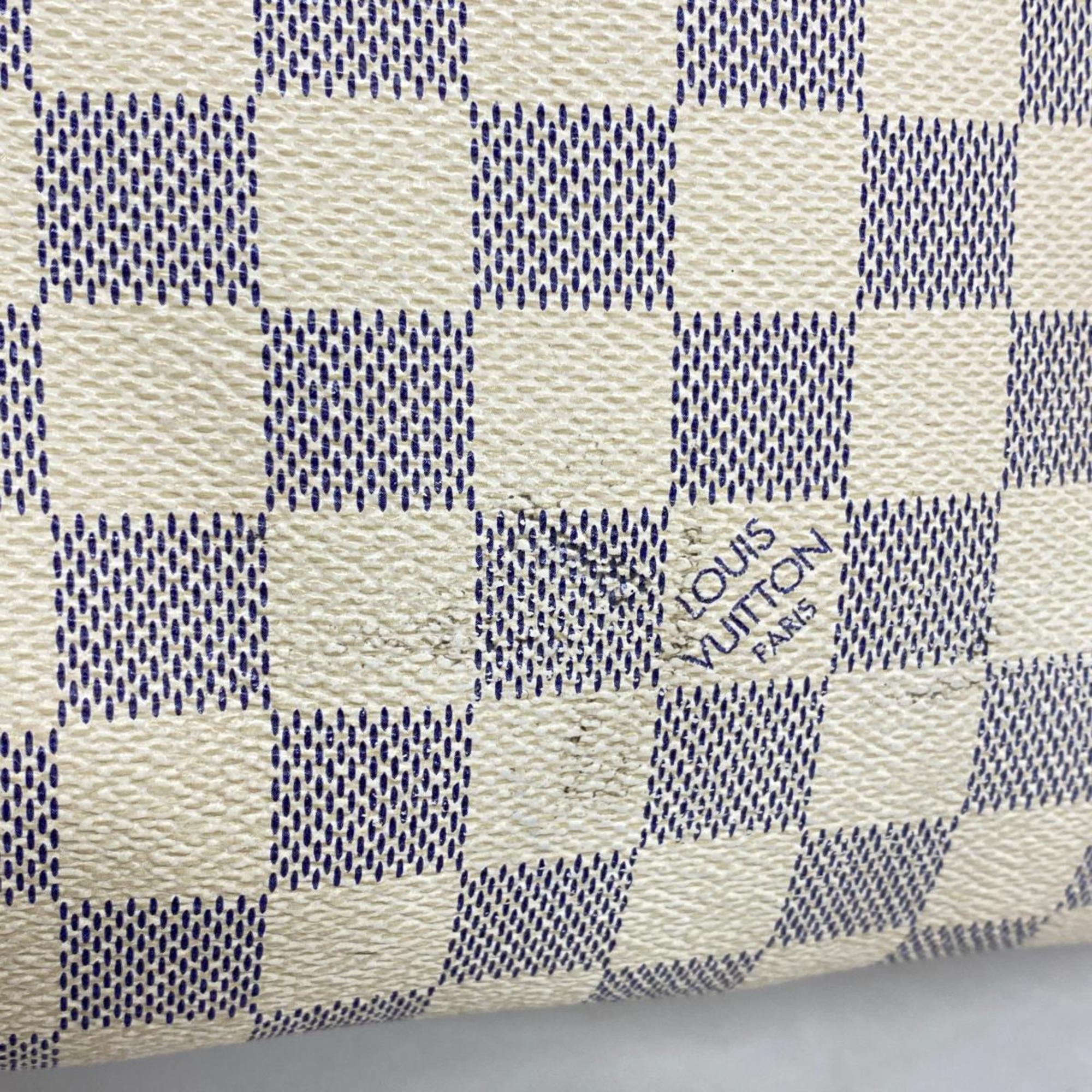 Louis Vuitton Shoulder Bag Damier Azur Totally PM N41280 White Women's