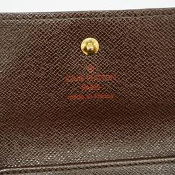 Louis Vuitton Tri-fold Wallet Damier Porte Monnaie Billet Credit N61652 Ebene Men's Women's