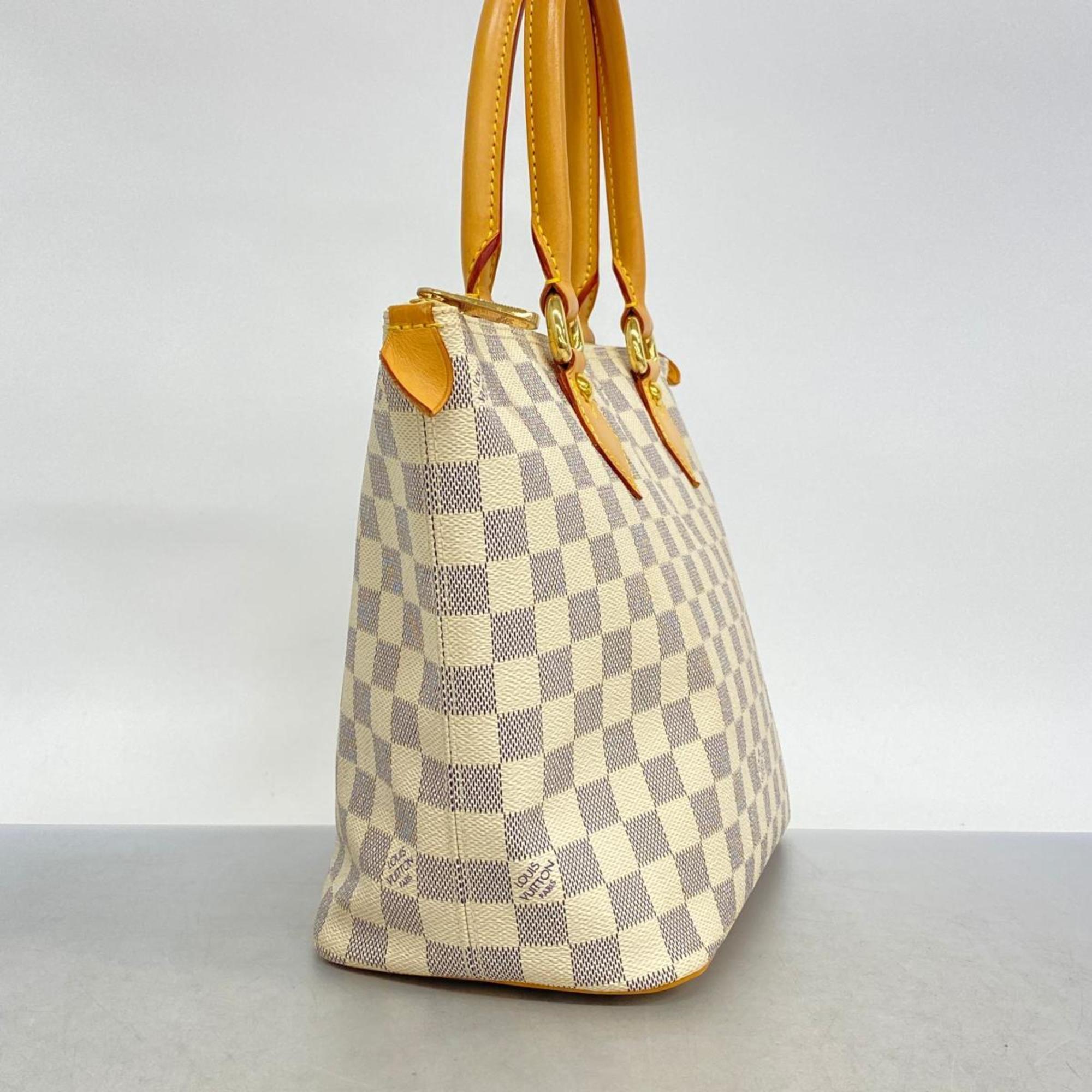 Louis Vuitton Tote Bag Damier Azur Saleya PM N51186 White Women's