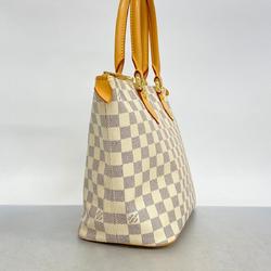 Louis Vuitton Tote Bag Damier Azur Saleya PM N51186 White Women's