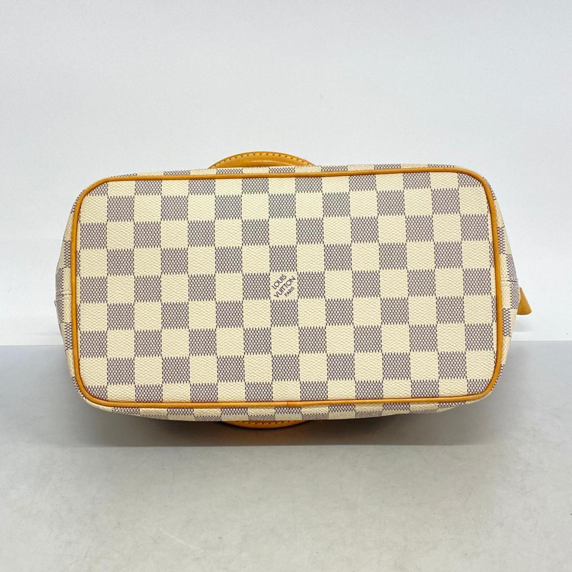 Louis Vuitton Tote Bag Damier Azur Saleya PM N51186 White Women's