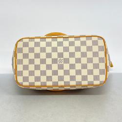 Louis Vuitton Tote Bag Damier Azur Saleya PM N51186 White Women's