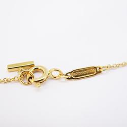 Tiffany Necklace T Smile K18YG Yellow Gold Ladies