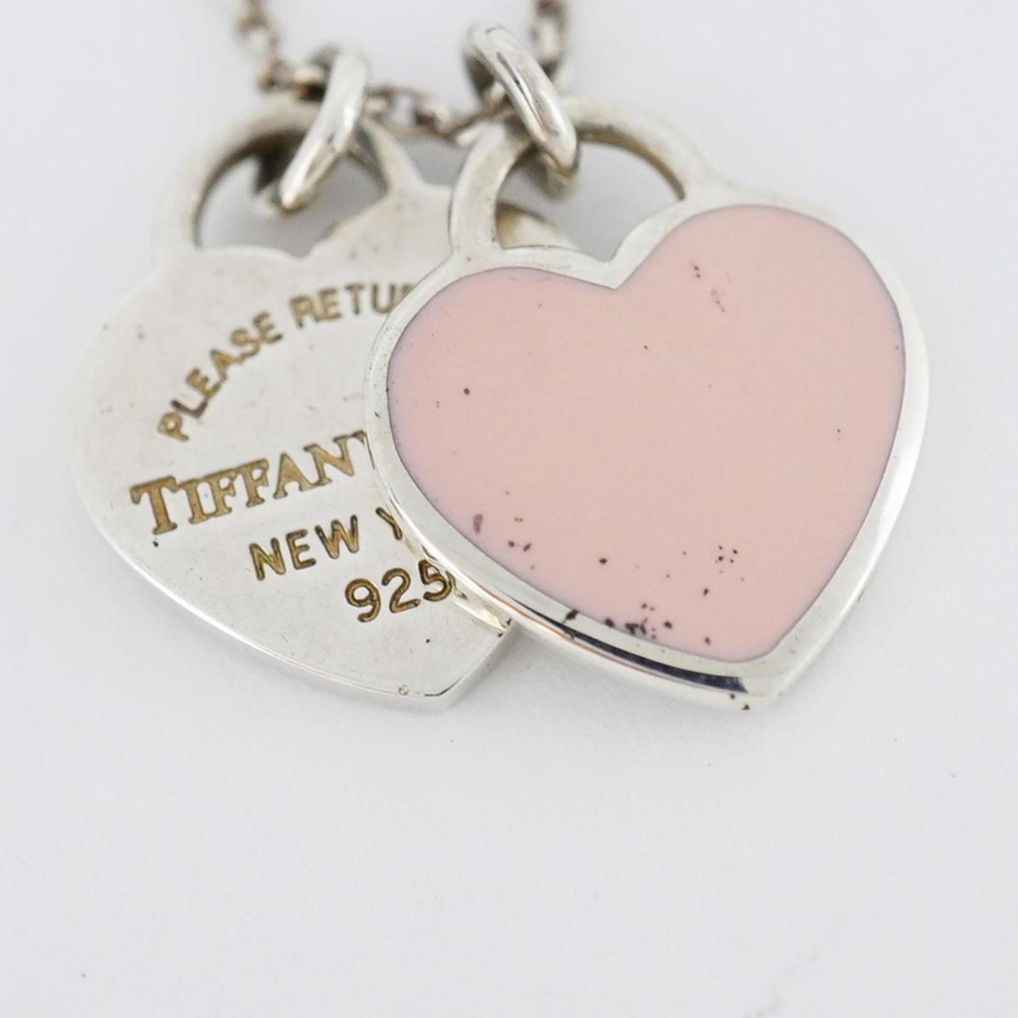 Tiffany Necklace Return to Heart 925 Silver Pink Women's