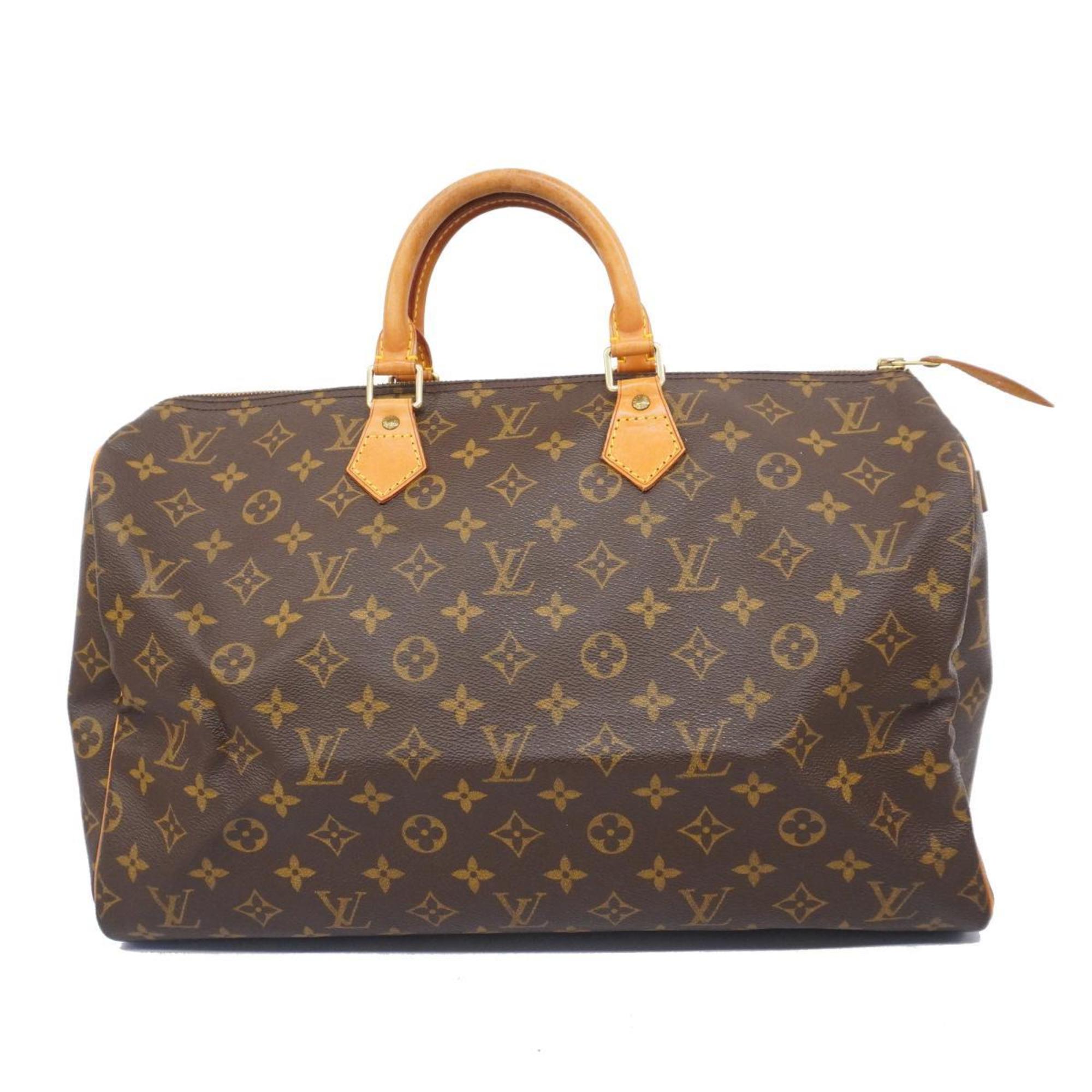 Louis Vuitton Handbag Monogram Speedy 40 M41106 Brown Ladies