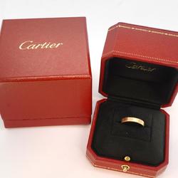 Cartier Ring Love K18PG Pink Gold Men's Women's