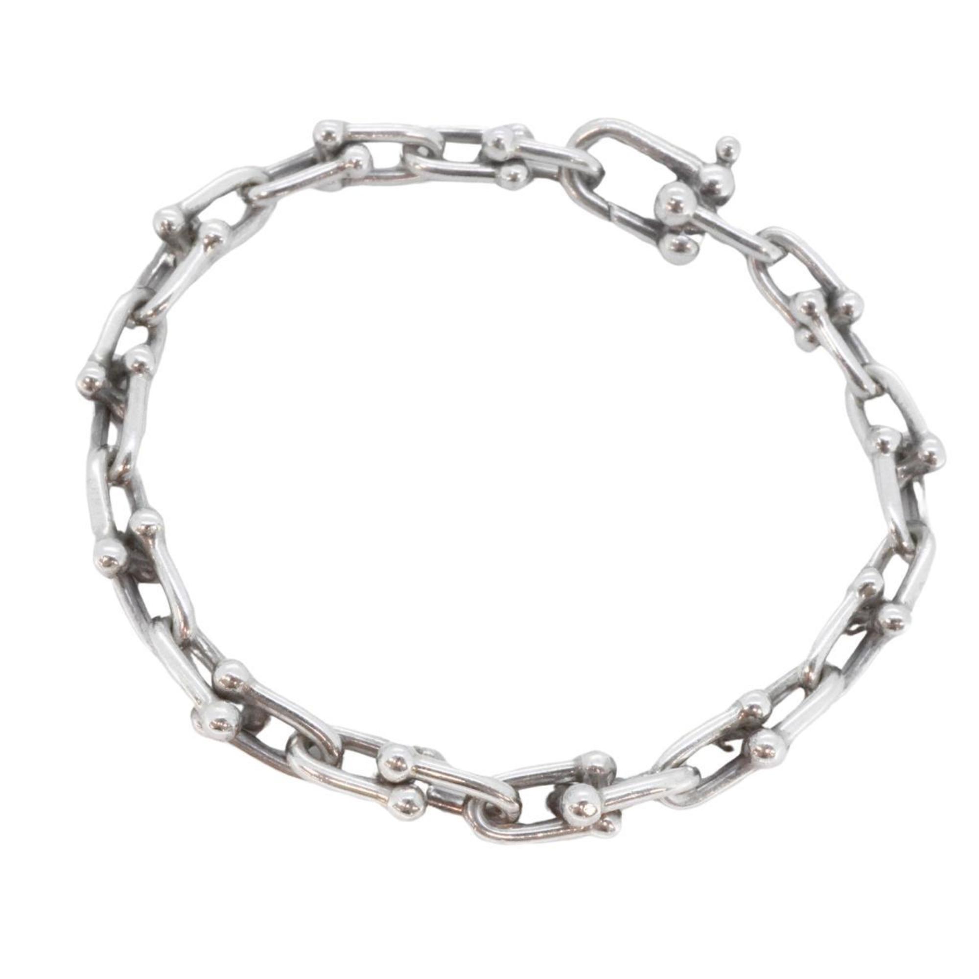 Tiffany Bracelet Small Hardware Link 925 Silver Women's