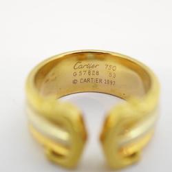 Cartier Ring 2C Trinity #53 K18YG Yellow Gold K18WG White K18PG Pink Men's Women's