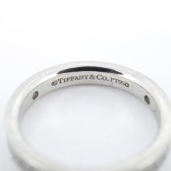 Tiffany ring flat band 3PD diamond Pt950 platinum ladies