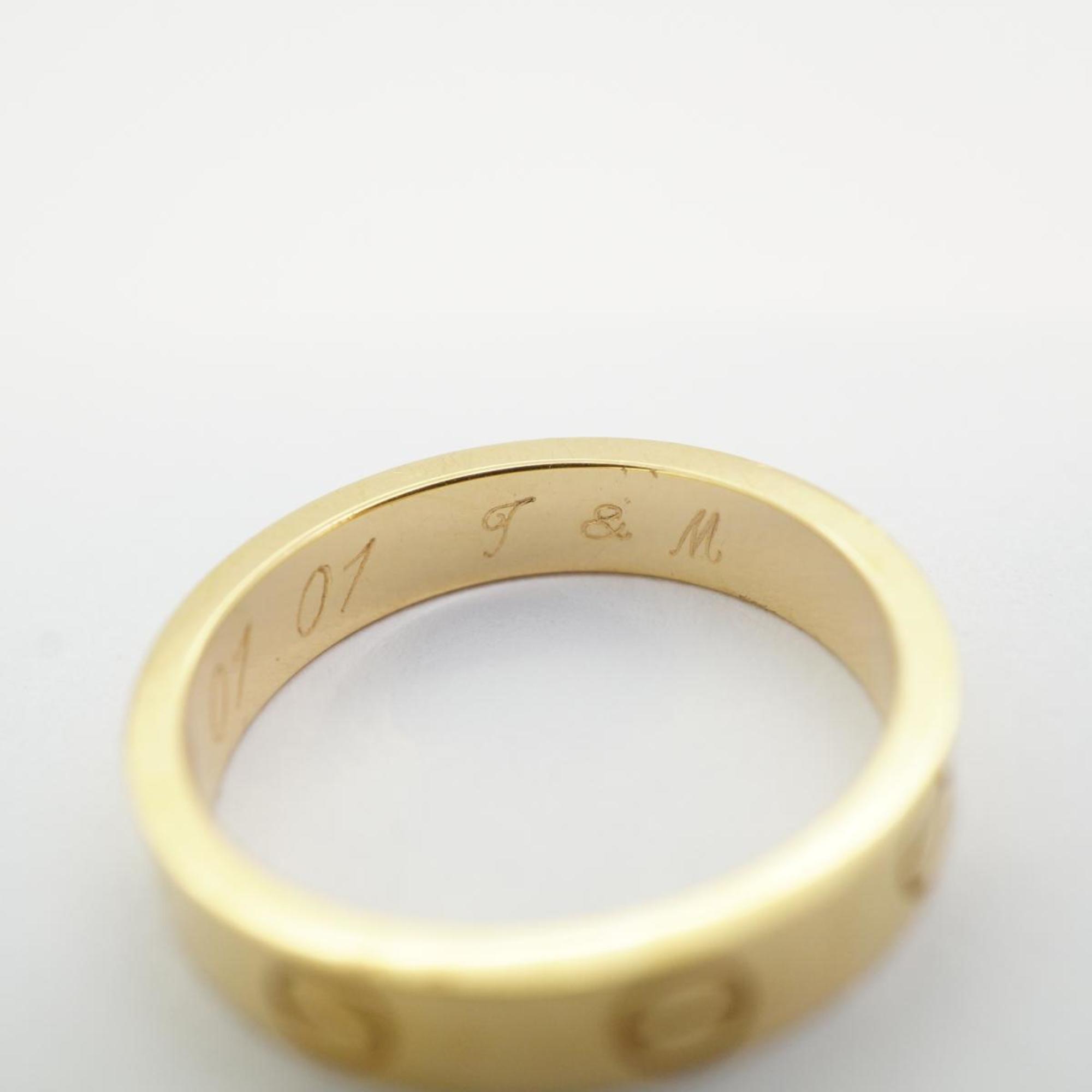 Cartier Ring Love K18YG Yellow Gold Ladies