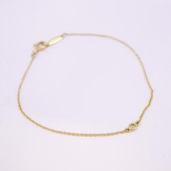 Tiffany Bracelet by the Yard 1PD Diamond K18YG Yellow Gold Women's