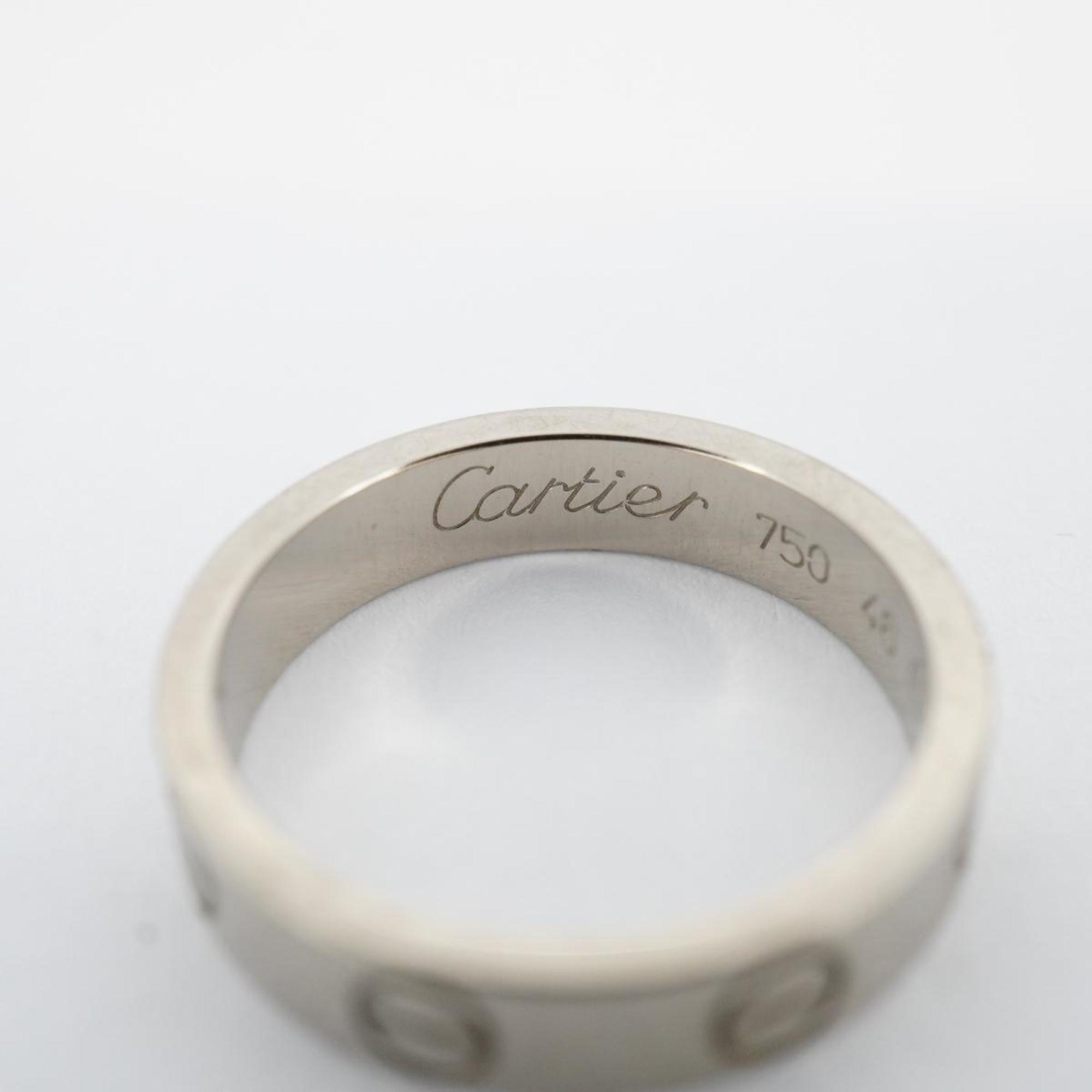 Cartier Ring Love K18WG White Gold Ladies