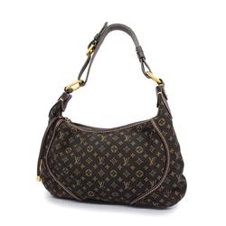 Louis Vuitton Shoulder Bag Monogram Run Manon PM M98621 Brown Ladies