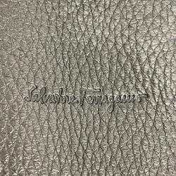 Salvatore Ferragamo Tote Bag Gancini Leather Black Men's