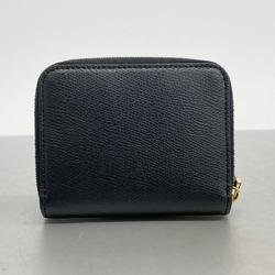 Fendi Wallet Effiz Leather Black Women's