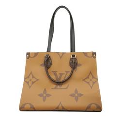 Louis Vuitton Tote Bag Monogram Reverse On the Go MM M45321 Brown Women's