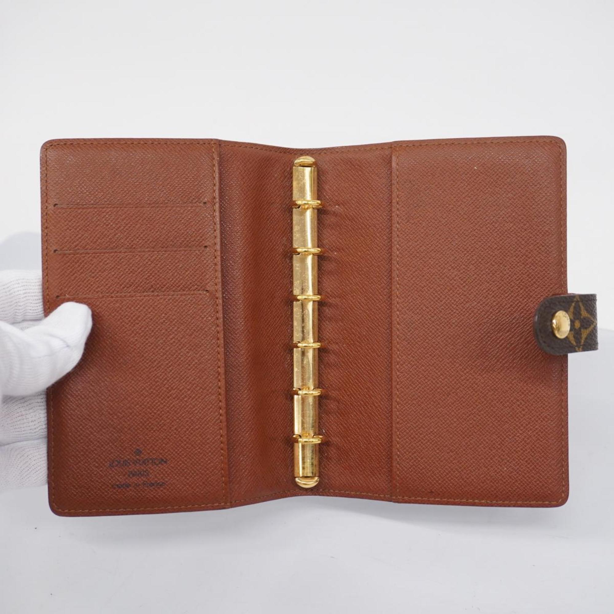 Louis Vuitton Notebook Cover Monogram Agenda PM R20005 Brown Men's Women's