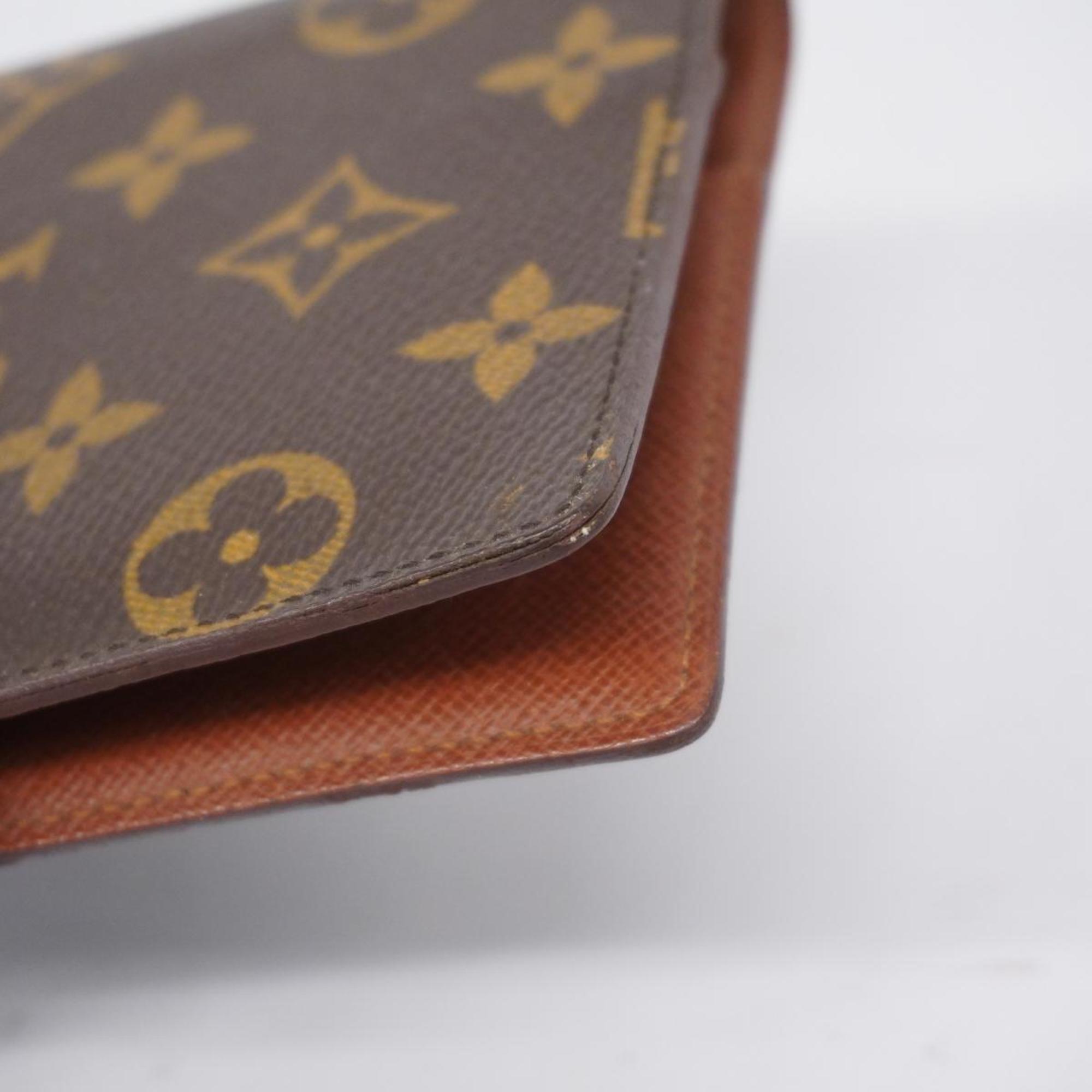 Louis Vuitton Notebook Cover Monogram Agenda PM R20005 Brown Men's Women's