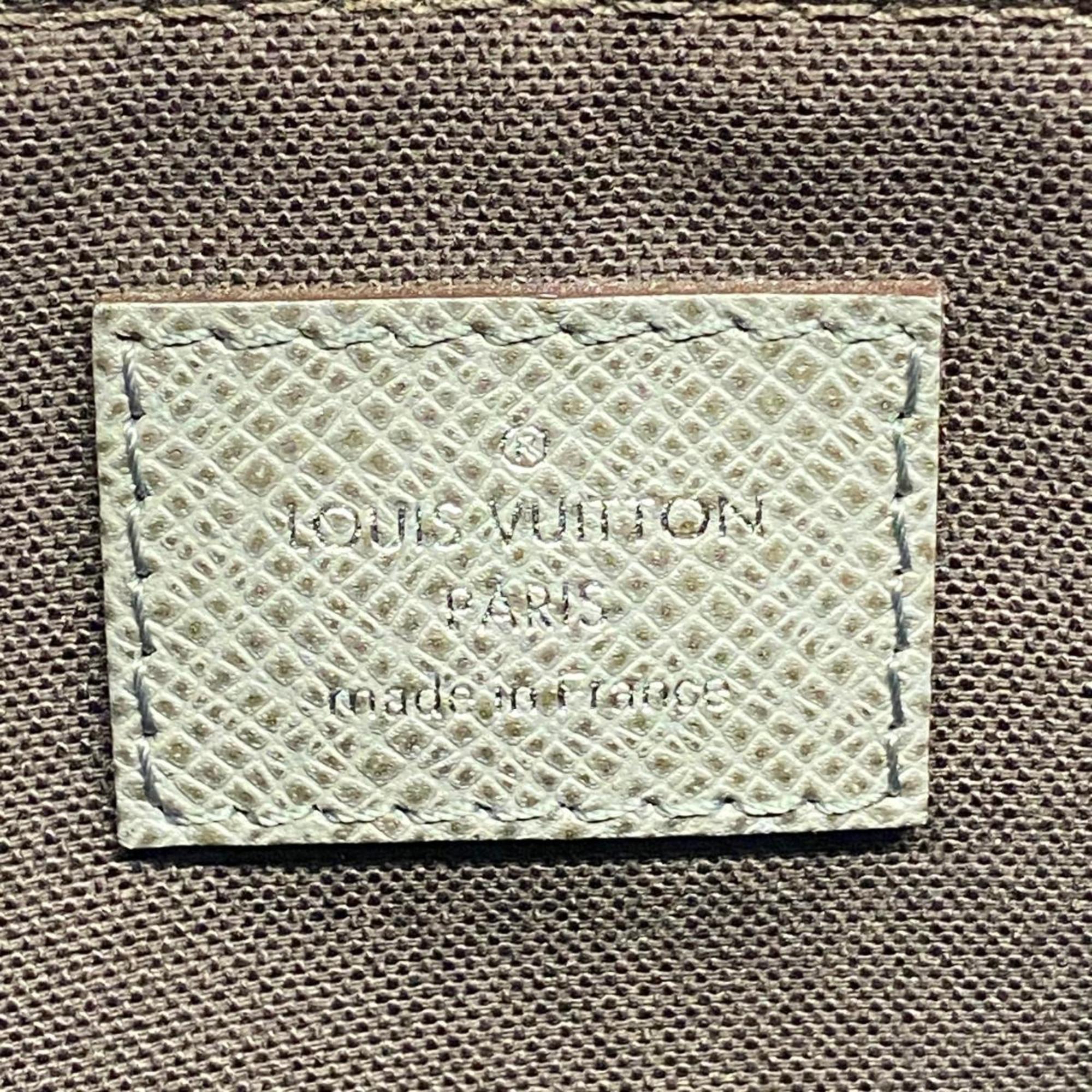 Louis Vuitton Shoulder Bag Taiga Roman PM Glacier M32700 Men's