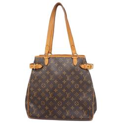 Louis Vuitton Tote Bag Monogram Batignolles Vertical M51153 Brown Women's