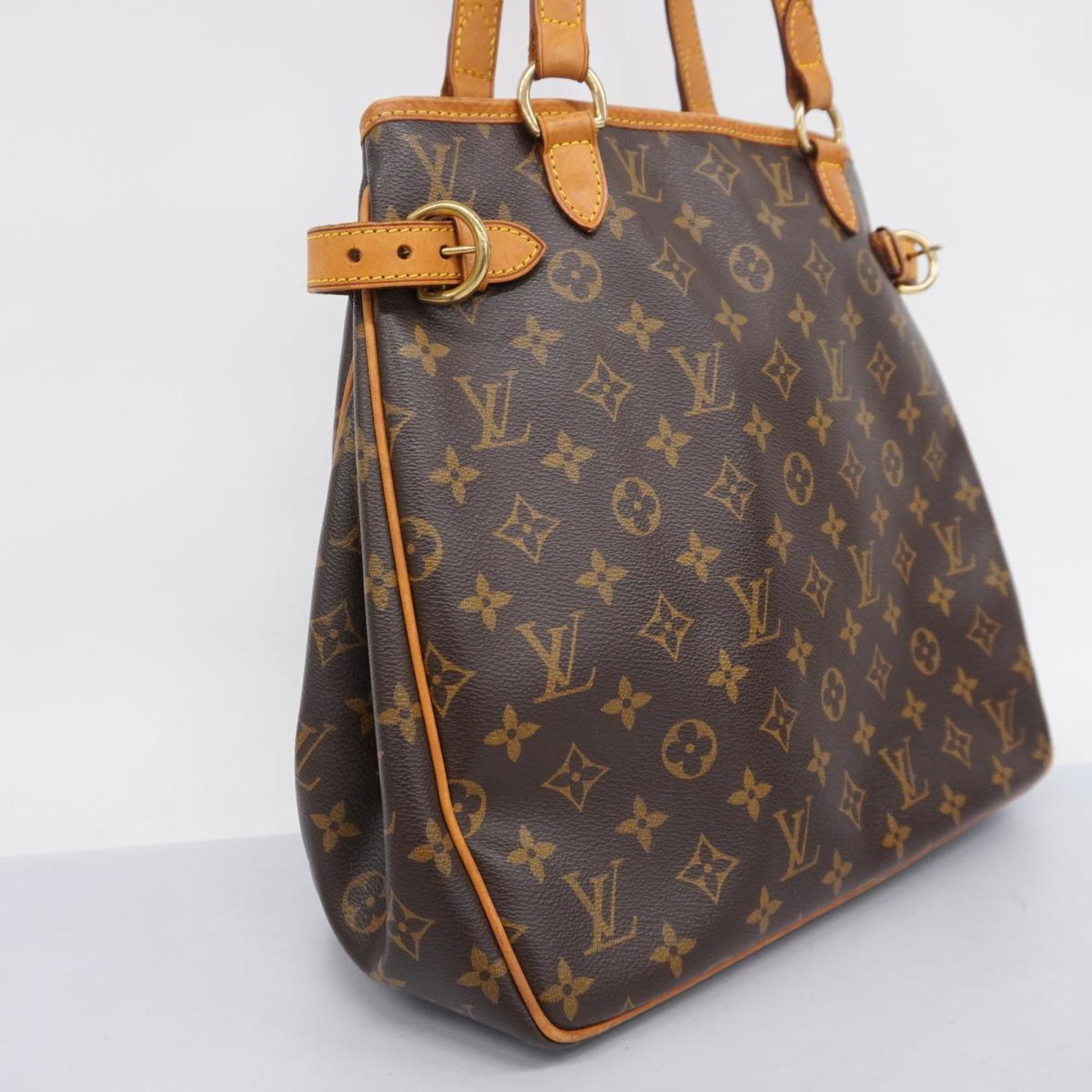 Louis Vuitton Tote Bag Monogram Batignolles Vertical M51153 Brown Women's