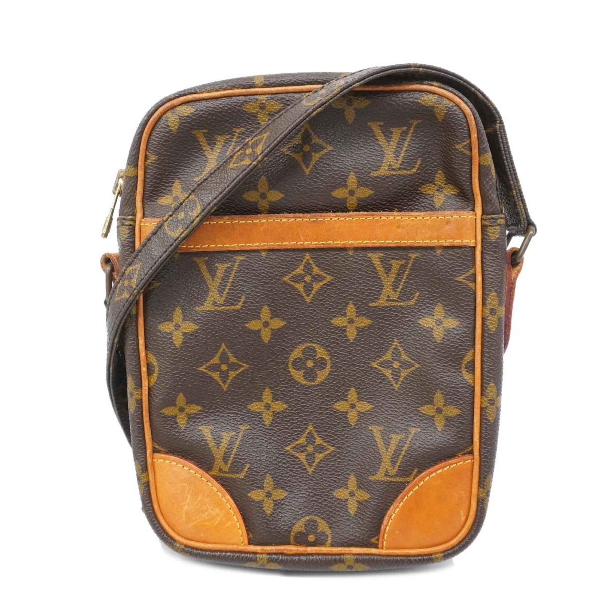 Louis Vuitton Shoulder Bag Monogram Danube M45266 Brown Ladies