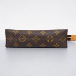 Louis Vuitton Pouch Monogram Poche Toilette 19 M47544 Brown Women's