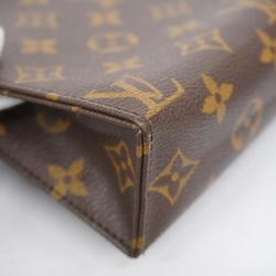 Louis Vuitton Pouch Monogram Poche Toilette 19 M47544 Brown Women's