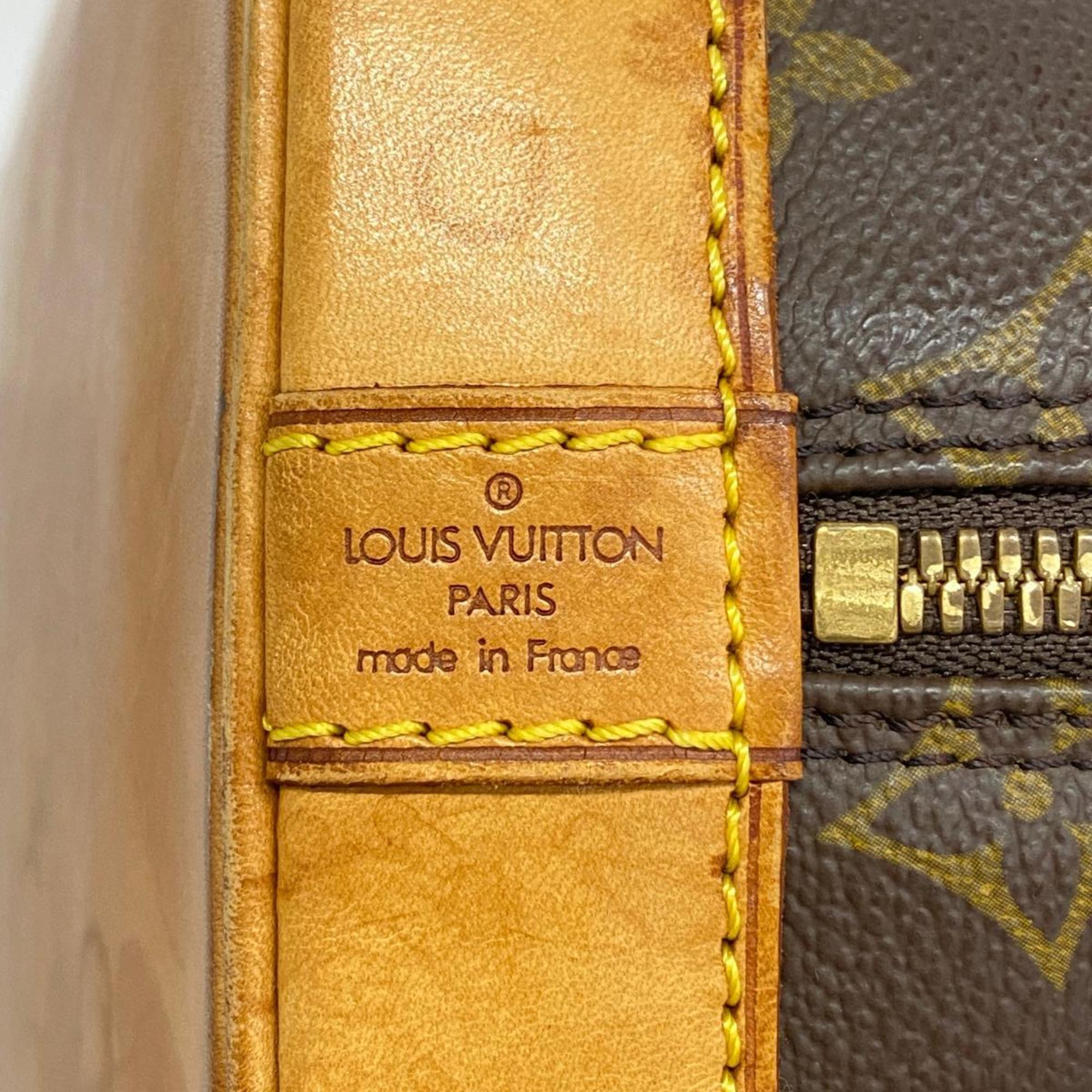 Louis Vuitton handbag Monogram Alma M51130 brown ladies