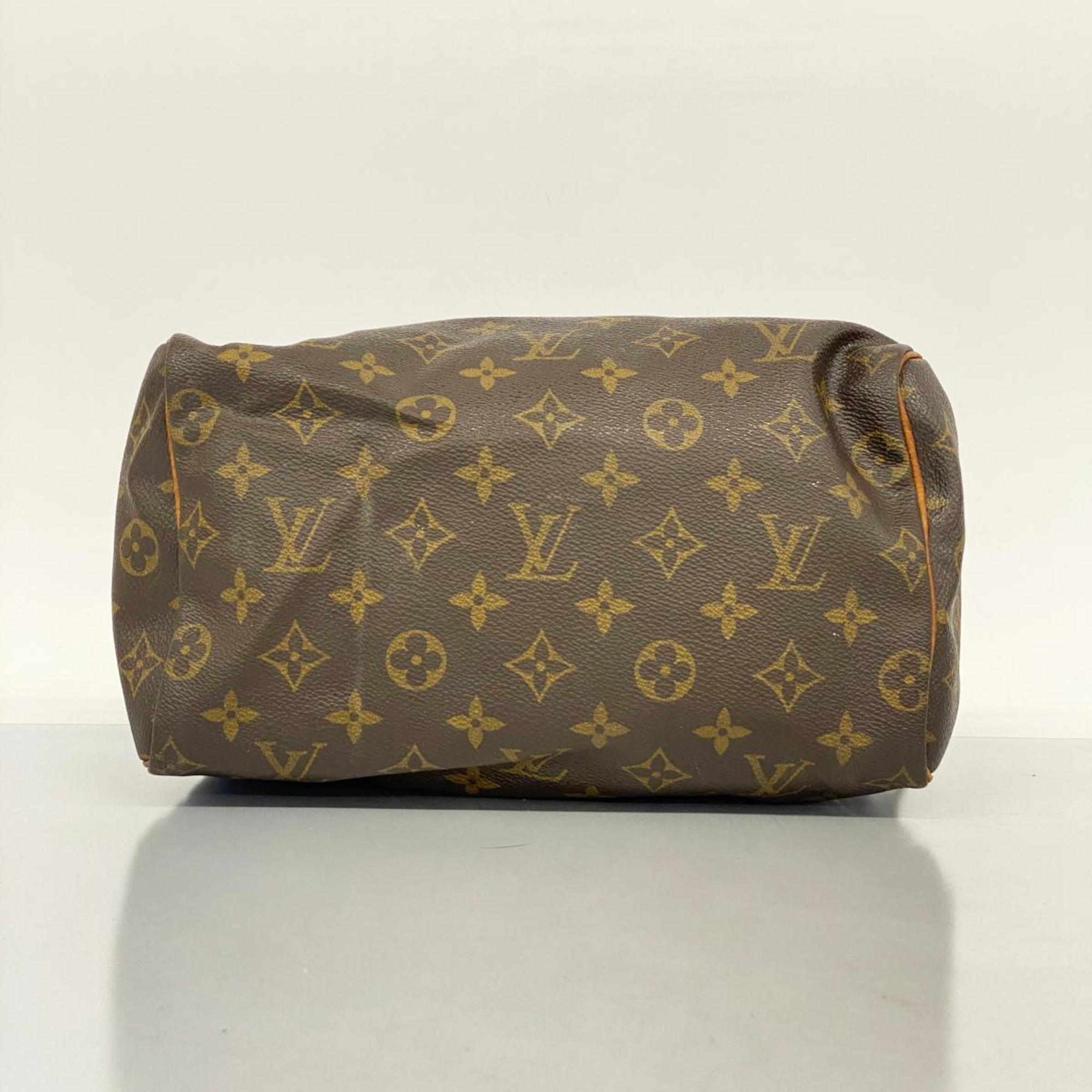 Louis Vuitton Handbag Monogram Speedy 25 M41109 Brown Ladies