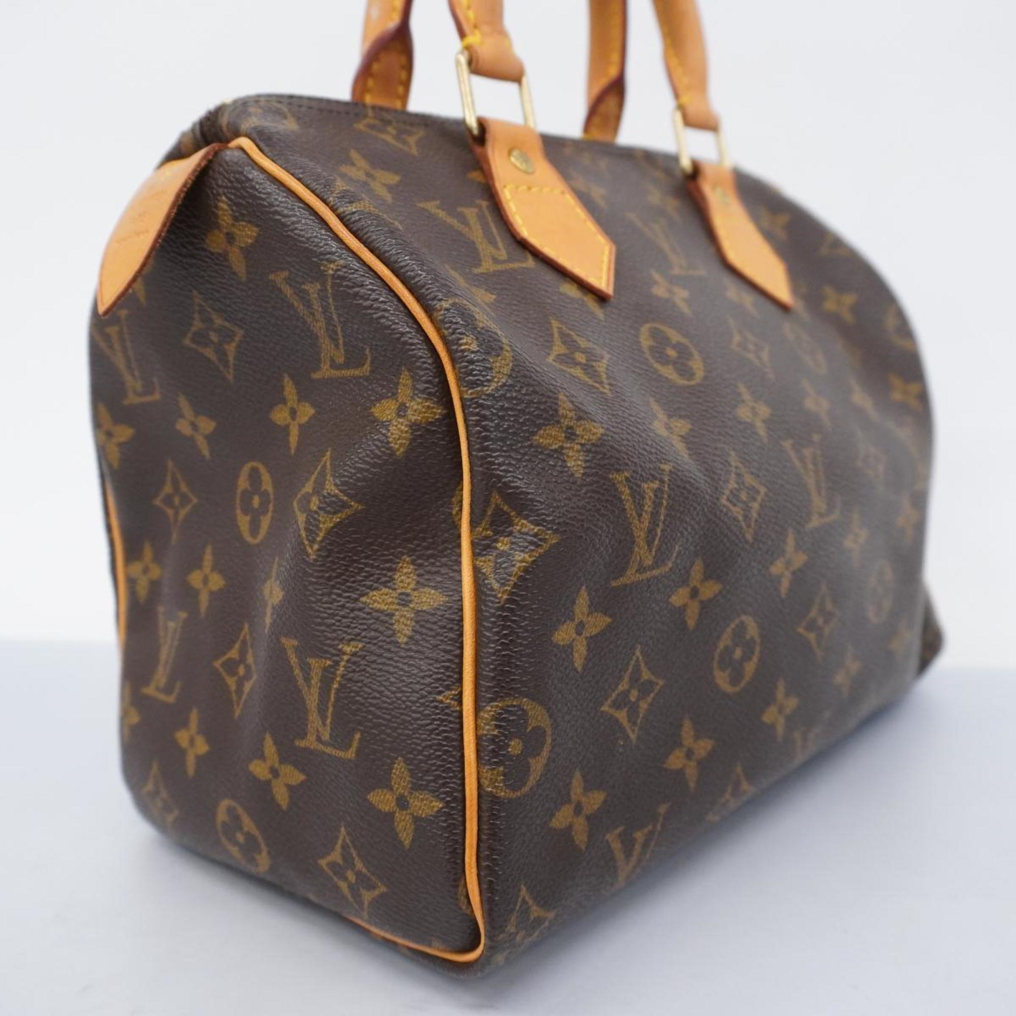 Louis Vuitton Handbag Monogram Speedy 25 M41109 Brown Ladies