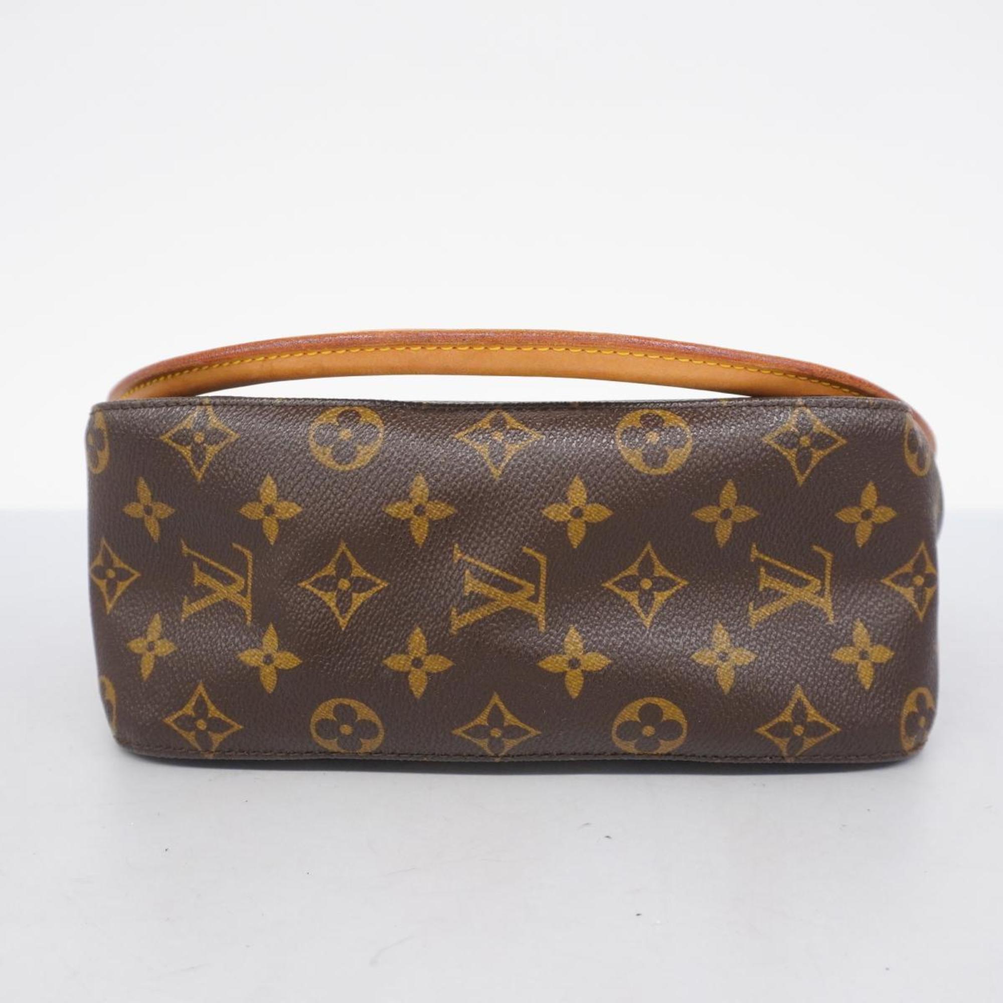 Louis Vuitton Shoulder Bag Monogram Looping MM M51146 Brown Women's